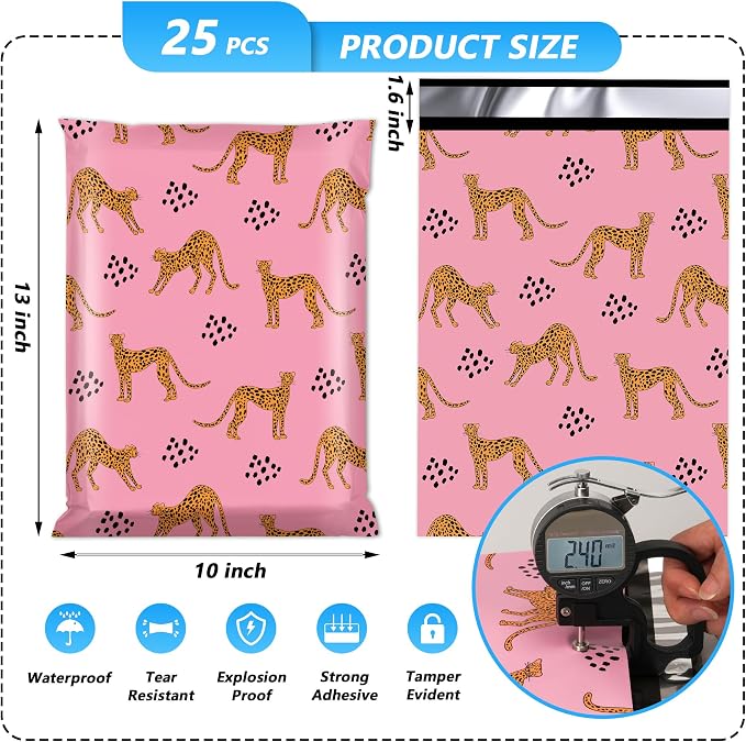 Poly Mailer 10x13 Inch 25 Pcs, Waterproof and Tear-Resistant Shipping Bags - Image 2
