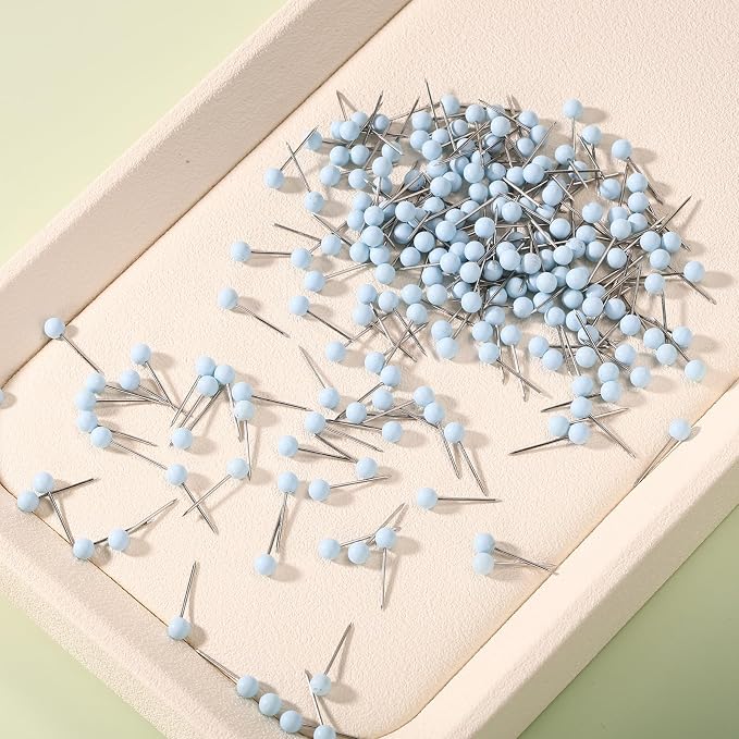 XIHIRCD 200pcs Push Pins, Map Tacks Round Head Map Push Pins Small Thumb Tacks - Image 4