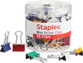 Staples Mini Binder Clips, 180 Pack – Small Clips by Staples