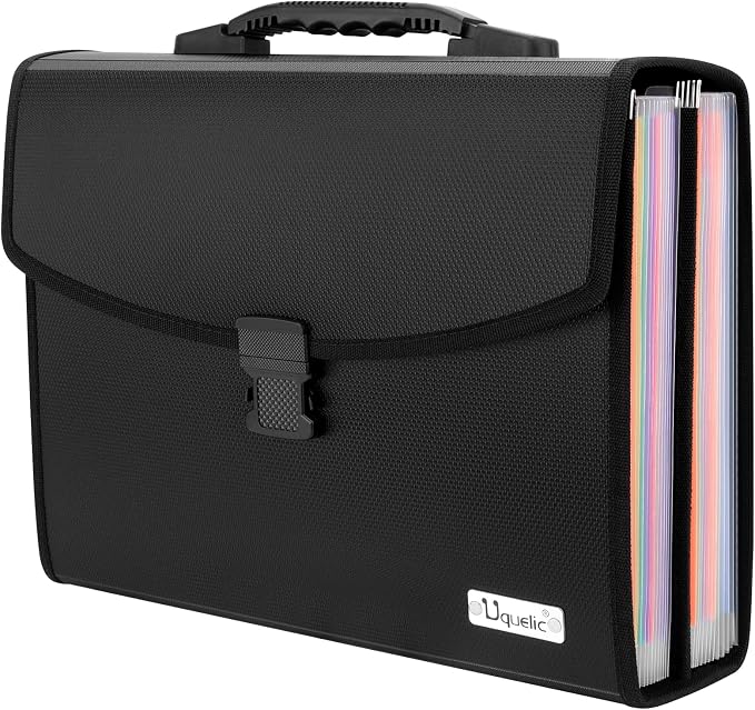 Uquelic 26 Pockets Expanding File Folder by Uquelic