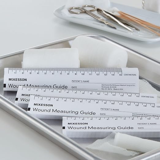 McKesson Wound Measuring Guide Ruler, Non-Sterile, 6 in - Image 7