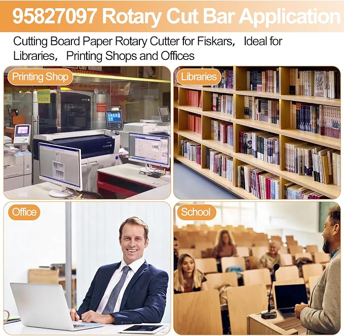 95827097 Rotary Cut Bar for Fiskars 12" 45mm Desktop Cutting Board Paper Rotary - Image 7