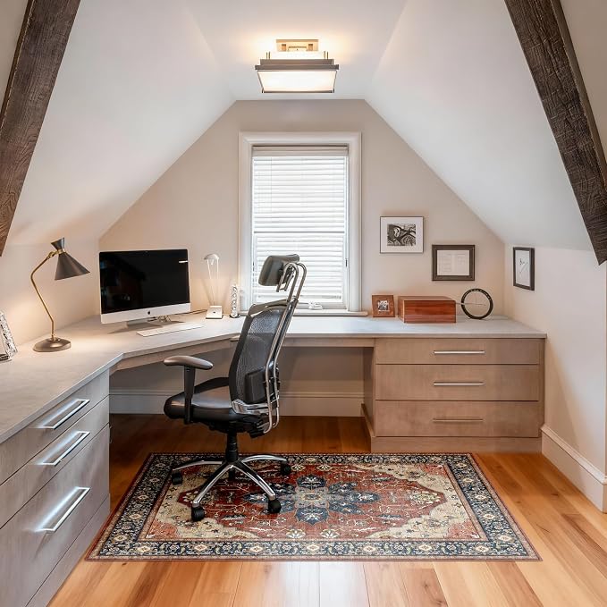 48"x60" Office Chair Mat for Hardwood, Under Desk Chair Mat for Home Office - Image 2