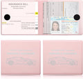 UYYE Car Registration and Insurance Card Holder, Vehicle Glove Box Car Organizer by UYYE