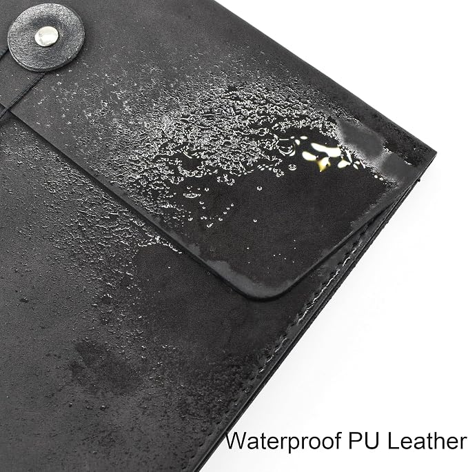 VANRA Vertical PU Leather Envelope File Folders Expanding Document Holder - Image 5