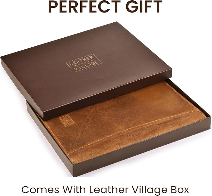 Leather Village Leather Portfolio Organizer - Image 4