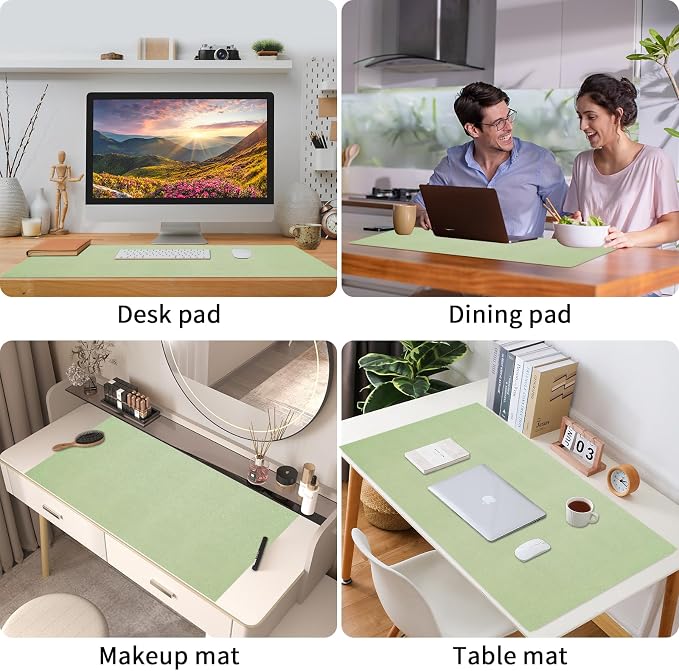Bloss Green Desk Mat, Desk Matt - Image 2