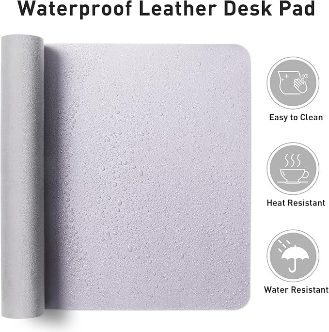 Aothia Faux Leather Desk Mat - Image 7