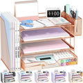 OPNICE Desk Organizer with Drawer & Pen Holder, Office Desk Accessories and by OPNICE
