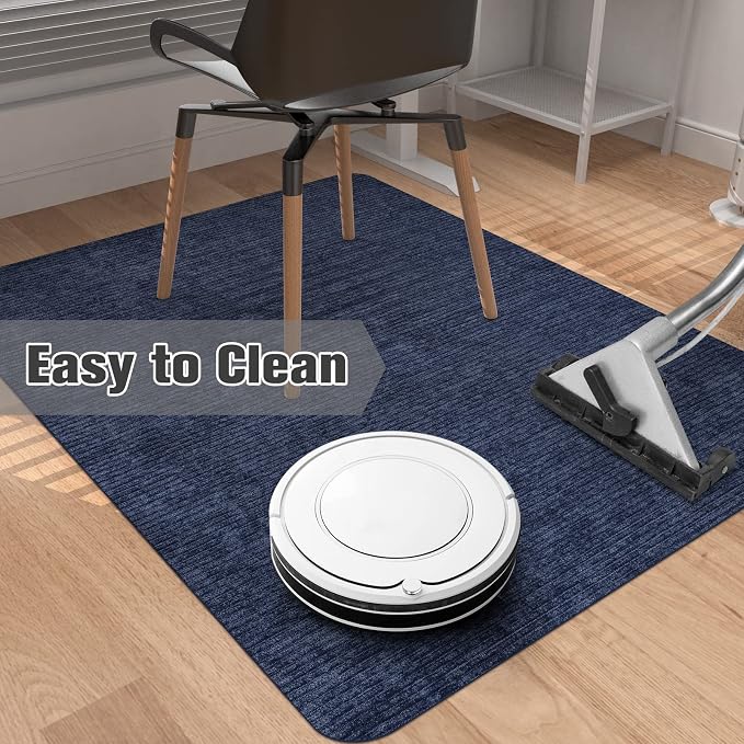 Placoot Desk Chair Mat for Hardwood Floor Corduroy Surface 1/6" Thick 55"x35" - Image 3