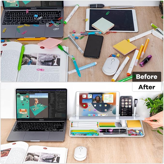 Varhomax Glass Desk Whiteboard - Image 4