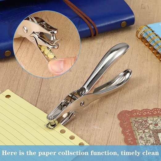 Single Hole Puncher 24 Pcs Mini Handheld 1/4in Round Hole Paper Punch Tool | 24 - Image 3