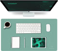 K KNODEL Small Office Leather Desk Mat, Mouse and Keyboard Pad, Computer and by K+KNODEL