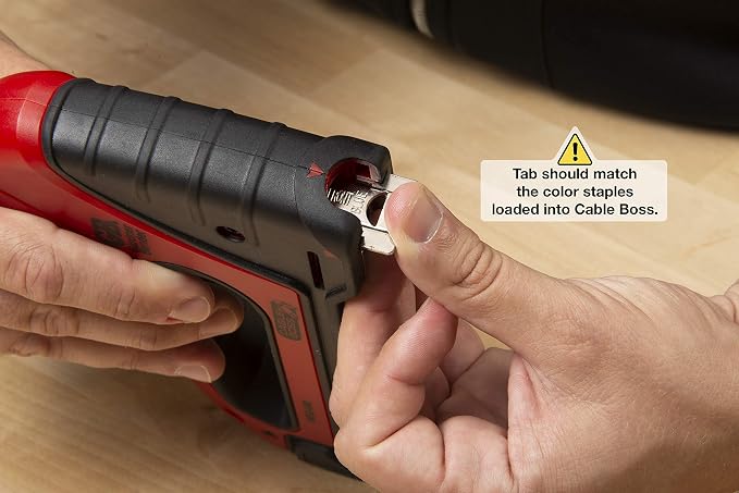 Gardner Bender MSG-501 Heavy-Duty Cable Boss Staple Gun, Secures Coax, & - Image 9