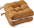 BETU Chair Cushions for Dining Chairs Set of 2, 3.5" Thick Kitchen Table Chair by BETU