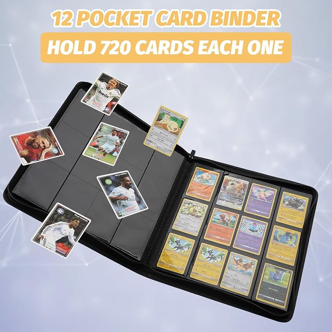 Trading Card Binder, Card Collection Binder Album Folder - Image 3