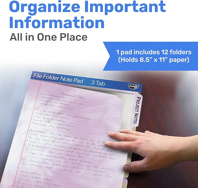 Find It File Folder Notepad - Image 2
