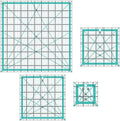 Quilting Ruler, Quilting Templates, Sewing Quilt Rulers, Acrylic Curved Corner by Secai