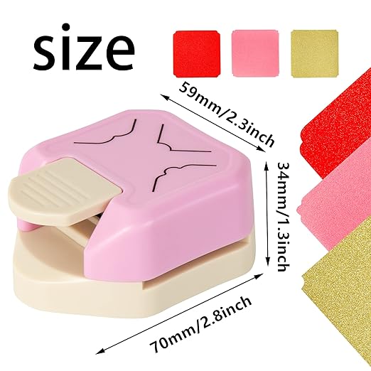 Decorative Corner Punch 3 in 1 Rounder Pattern Paper Edge Cutter Paper Punches - Image 3