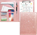 Padfolio/Resume Portfolio Folder Glitter Pink by WAVEYU