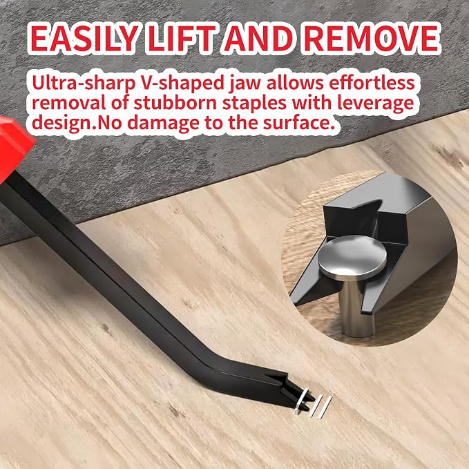 Staple Remover Heavy Duty Upholstery Stapler Remover Tool Staple Puller Lifter - Image 5