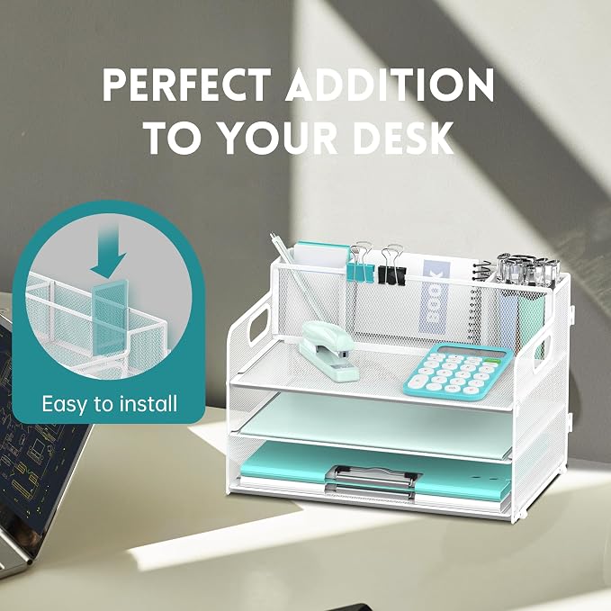 SUPEASY 3 Tier Desk Organizer - Image 4