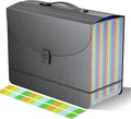 Expanding File Folders, Accordion File Organizer, 25 Pockets Expandable File by Fun+storage