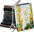 FurArt Zipper Wallet Women, RFID Blocking Credit Card Wallet, Business Card by FurArt