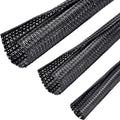 Boao 3 Pieces Cord Protector Wire Loom Tubing Cable Sleeve Split Sleeving by Boao