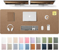 YSAGi Leather Desk Pad Protector, Office Desk Mat, Large Mouse Pad, Non-Slip PU by YSAGi