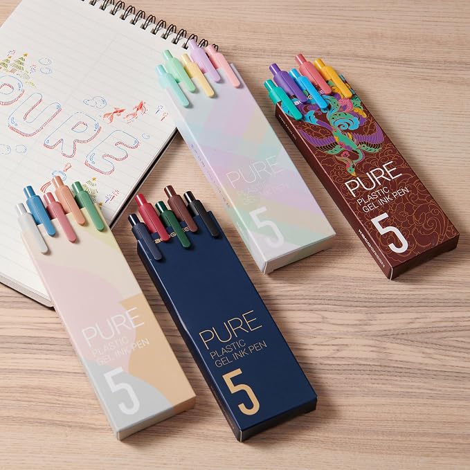 Kaco Gel Pens 20 Assorted Color Ink 0.5mm Fine Point, Cute Stationery - Image 6