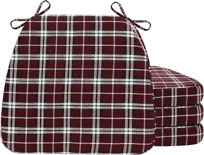 AAAAAcessories D-Shaped Chair Cushions, Machine-Washable Cover by AAAAAcessories