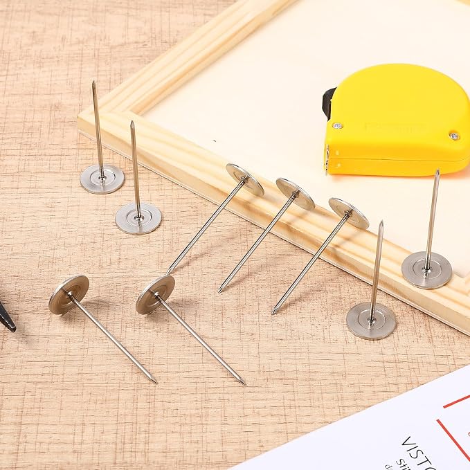 10 PCS Long Push Pins, Long Thumb Tacks 18mm X 50mm Flat Head Furniture Nails - Image 4