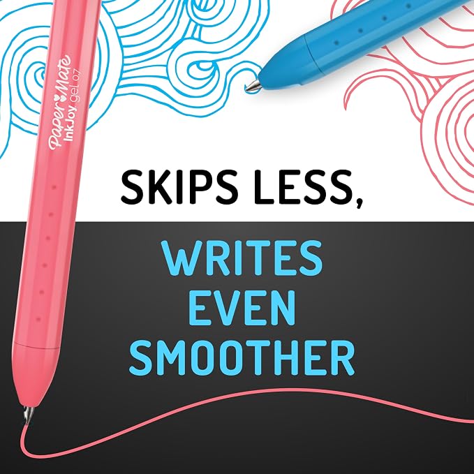 Paper Mate InkJoy Gel Bright Pens, Medium Point, Retractable, Journaling - Image 3