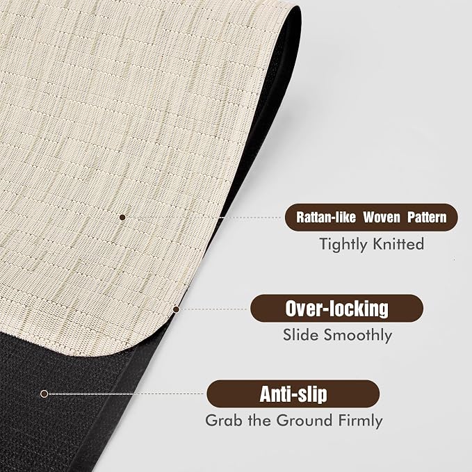 Blvornl Office Chair Mat for Hardwood Floor, Large Anti-Slip Hard Floor - Image 3