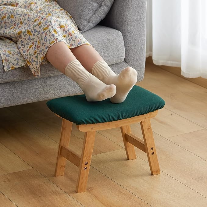 Foot Stool Ottoman Foot Rest Under Desk, Small Stool by Furshus