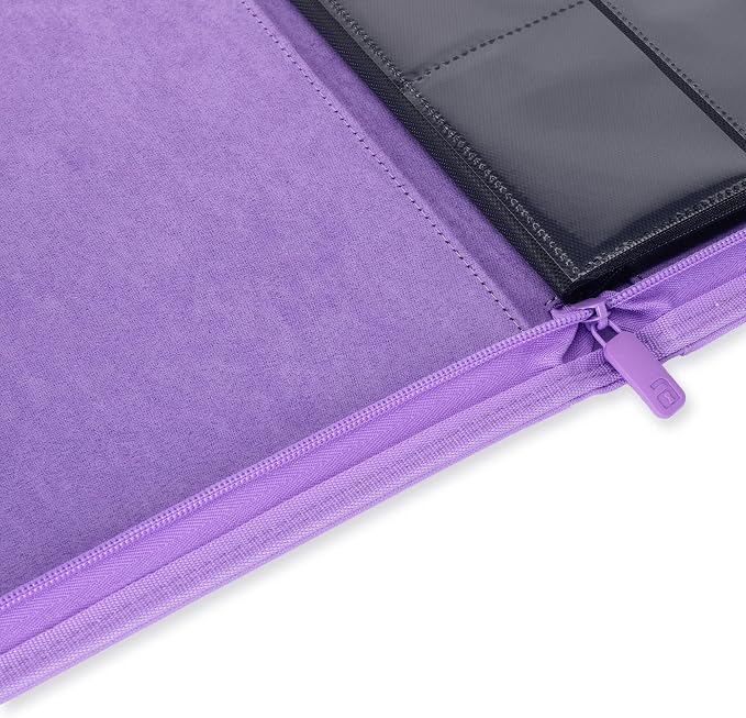 Vault X 9 Pocket Zip Binder, 360 Cards, Exo-Tec Material, 20 Side-Loading Pages - Image 4