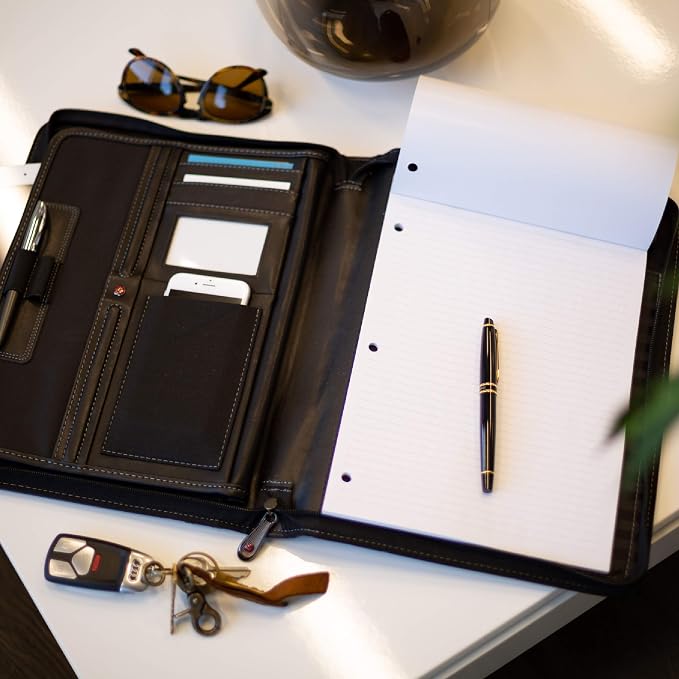 Wenger Concept Zippered Padfolio, Padded Document Organizer - Image 7
