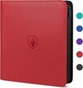 Premium Zip Card Binder 12 Pocket, Fabmaker 912 Pockets Trading Card Binder by Fabmaker