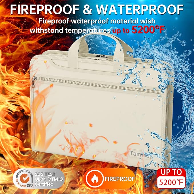 Fireproof Accordion File Organizer - Image 2