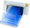 Officemate Blue Glacier Standard Sorter, 7 Compartments, Transparent Blue by Officemate