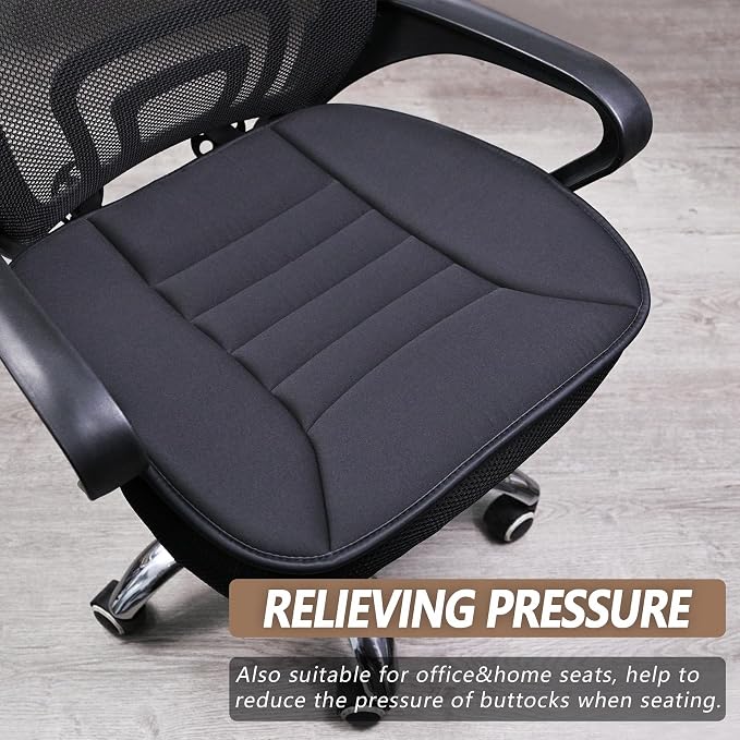 MYFAMIREA Car Seat Cushion Pad 1.2" Thick Comfort Seat Protector - Image 6