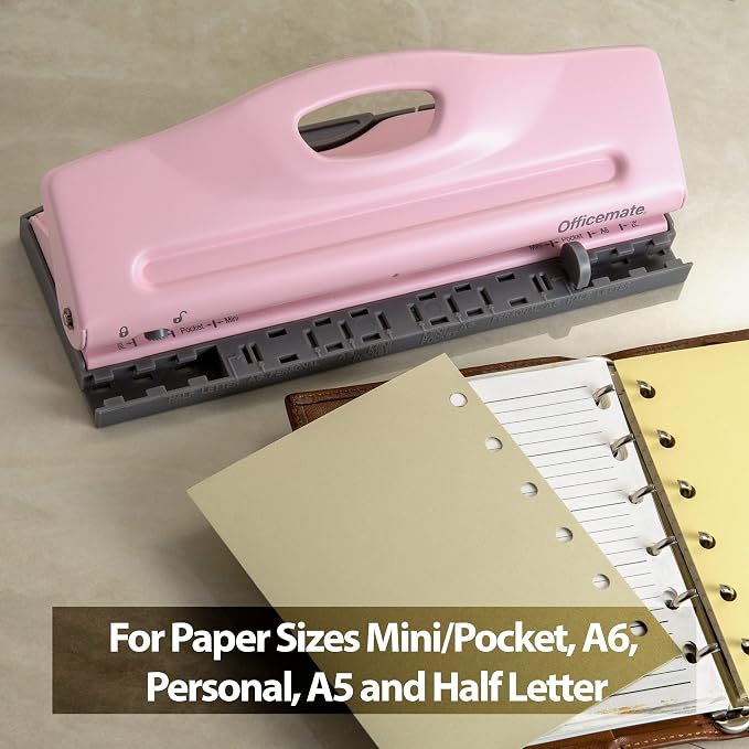 Officemate Adjustable 6-Hole Punch - Image 7