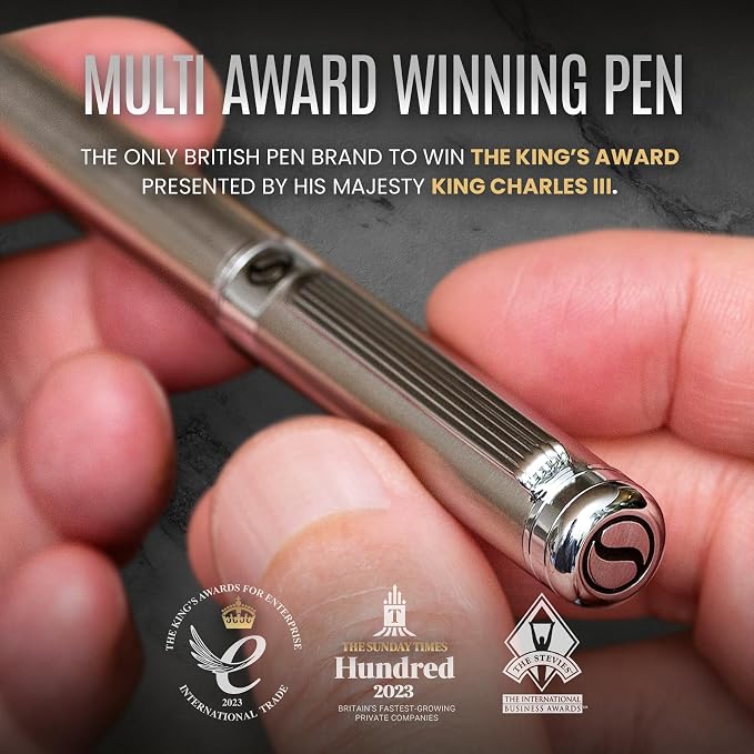 Scriveiner Stainless Steel Ballpoint Pen - Image 8