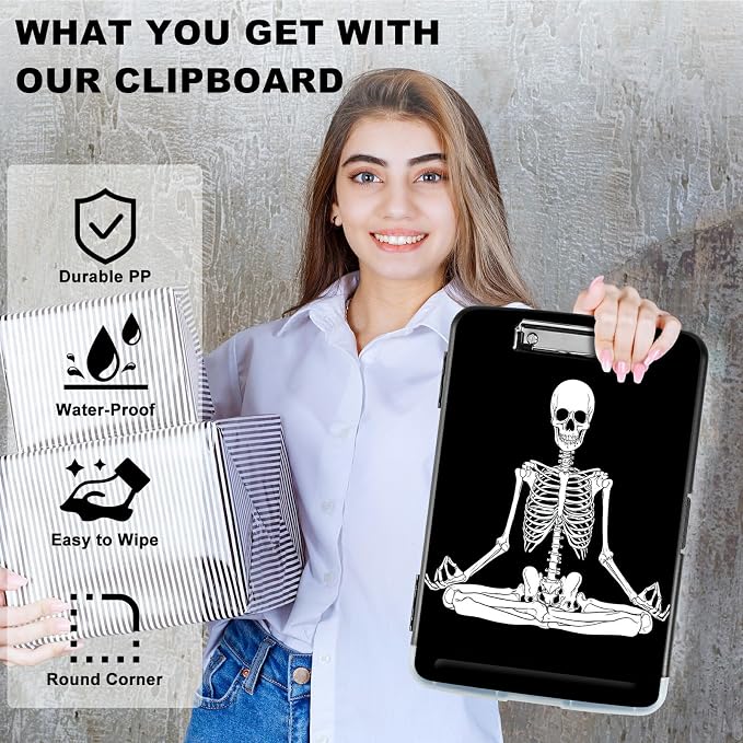 Sitting Skull A4 Clipboard - Image 2