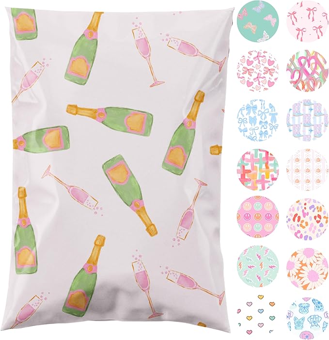 Pretty Package Store 14.5x19 Designer Poly Mailer 100 Pack Heavy Duty by PrettyPackageStore