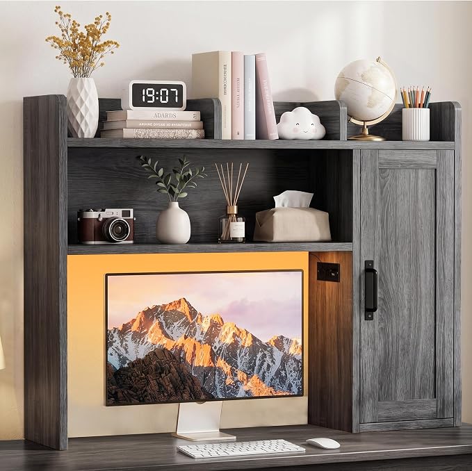 Dorm Desk Hutch, Desktop Shelf - Image 7