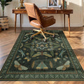 4'x5' Dark Green Office Chair Mat by JTJ