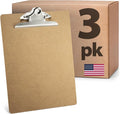 Officemate Recycled Wood Clipboard, Letter Size, 3 Pack by Officemate