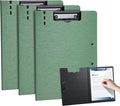 Clipboard Folder, with Dual Metal Clips, Embossed-Texture, Folding 360° Rotating by WORPSON